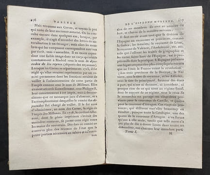 Tableau de l’Espagne moderne [3 volumes]. 2de édition, corrigée et considérablement augmentée, à la suite de deux voyages faits récemment par l’Auteur ...