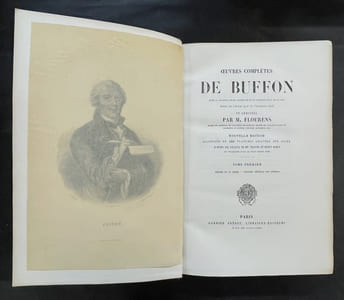 Oeuvres complètes de Buffon avec la nomenclature et la classification de Cuvier revues sur l’édition In-4O de l’Imprimerie royale et annotées par M. Flourens [12 volumes. Manque vol. 8 (Oiseaux)]. Nouvelle édition