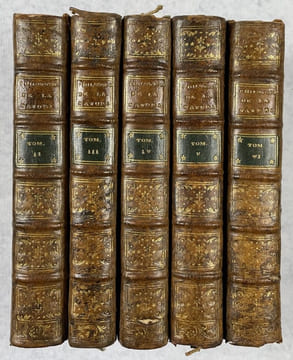 De la philosophie de la nature, ou Traité de morale pour l'espèce humaine tiré de la philosophie et fondé sur la nature [5 volumes sur 6. Manque vol. ...