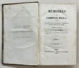 Mémoires du cardinal Pacca, contenant des notes sur son ministère et l’histoire de ses deux voyages en France, traduits de l’italien par M. l’abbé ...