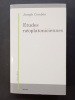 Etudes neoplatoniciennes. COMBÈS, Joseph