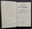 éléments de chimie [2 volumes]. 7e édition, revue et corrigée. Orfila, Mathieu-Joseph-Bonaventure