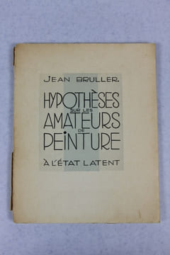 Hypothèses sur les amateurs de peinture à l'état latent, un postulat et 16 lithographies en corollaire. BRULLER Jean alias VERCORS