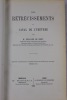 Des Rétrécissements du Canal de l'Urèthre. Édouard de Smet