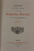 Poésies et oeuvres diverses.. Bertin (Antoine)