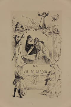 Ma vie de garçon. Avec un avant-propos de Jean Richepin. Collection Les Faits et Gestes du Vicomte de Nantel.. RICHEPIN, Jean (Préf.)]