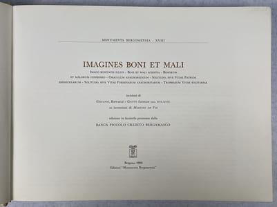 Imagines Boni et Mali. Incisioni di Giovanni, Raffaele e Giusto Sadeler (secc. XVI-XVII) su invenzioni di Martino de Vos