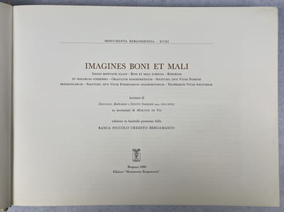 Imagines Boni et Mali. Incisioni di Giovanni, Raffaele e Giusto Sadeler (secc. XVI-XVII) su invenzioni di Martino de Vos