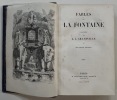 Fables de La Fontaine. Illustré par J.J. Grandville [2 volumes]. Nouvelle édition. [GRANDVILLE, J. J.] LA FONTAINE, Jean de