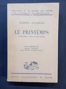 Le Printemps: L'hécatombe à Diane et les stances. . Édition commentée par Henri Weber par AGRIPPA D’AUBIGNÉ - Image 1