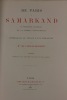 De Paris à Samarkand. Le Ferghanah, le Kouldja et la Sibérie occidentale. Impressions de voyage d’une parisienne. Ujfalvy-Bourdon (Clarice Virginie ...