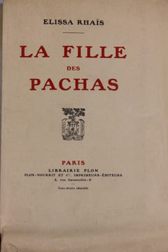 La Fille des Pachas. RHAÏS Elissa