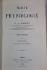 Traité de physiologie. LONGET Francois Achille
