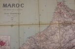 Carte en couleurs du Maroc à l’échelle du 1 : 1 000 000. BARRERE (Henry)