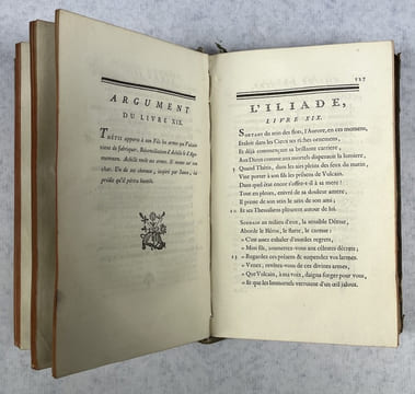 L'Iliade d'Homère, traduite en vers, avec des remarques et un discours sur Homère, nouvelle édition, augmentée d'un examen de la philosophie d'Homère, ...
