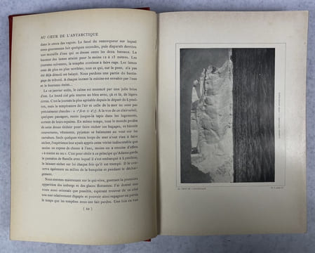 Au coeur de l'Antarctique, expédition du "Nimrod" au Pôle sud, d’après l’adaptation de M. Charles Rabot. SHACKLETON, Sir Ernest