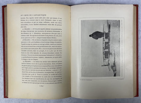 Au coeur de l'Antarctique, expédition du "Nimrod" au Pôle sud, d’après l’adaptation de M. Charles Rabot. SHACKLETON, Sir Ernest