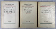 Le culte du moi [3 volumes]. édition définitive. BARRèS, Maurice