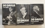 De Gaulle. Tome 1 : le rebelle 1890-1944. Tome 2 : le politique 1944-1959. Tome 3 : le souverain 1959-1970. Lacouture Jean