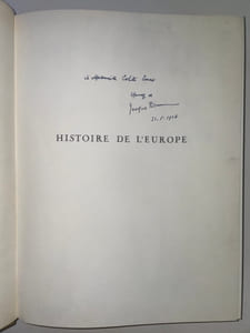 Histoire de l’Europe 4 volumes