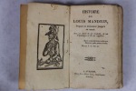 Histoire de Louis Mandrin, depuis sa naissance jusq'à sa mort; avec un détail de ses cruautés, de ses brigandages et de ses supplices.. REGLEY (Abbé)