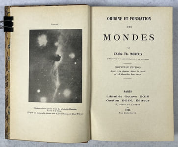 Origine et formation des mondes. Nouvelle édition