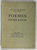 Poèmes d’enfance. Anna de Brancovan, Comtesse de Noailles. NOAILLES, Anna de