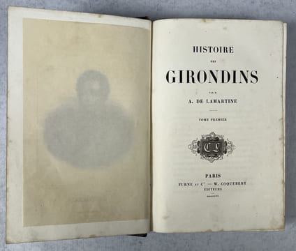 Histoire des Girondins [8 volumes]. LAMARTINE, Alphonse de
