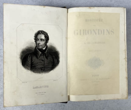 Histoire des Girondins [8 volumes]. LAMARTINE, Alphonse de