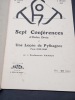 Thot. De Virgo - 583 - à Jésus - 263. - II. Sept conférences d'ordre divin et une leçon de Pythagore. Paris, 1929-1930, par le Professeur Paviot. ...