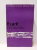 Esprit. KLEINKNECHT, H; BAUMGARTEL, F; BIEDER, W; SJOBERG, E; SCHWEIZER, E