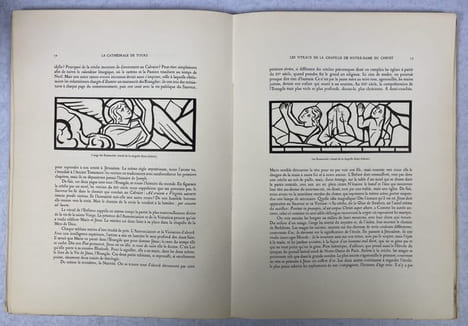 Les Verrières de la cathédrale de Tours. Dessins et aquarelles de Mlle de Costigliole. BOISSONNOT, Henri (chanoine)