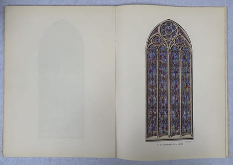 Les Verrières de la cathédrale de Tours. Dessins et aquarelles de Mlle de Costigliole. BOISSONNOT, Henri (chanoine)