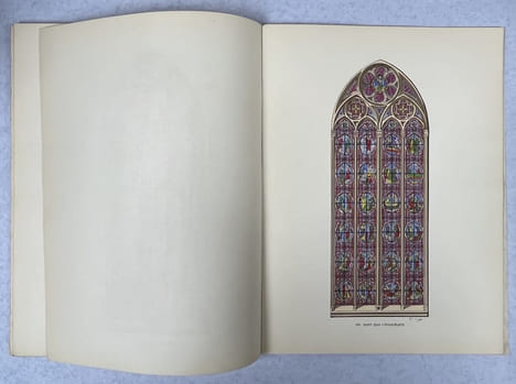 Les Verrières de la cathédrale de Tours. Dessins et aquarelles de Mlle de Costigliole. BOISSONNOT, Henri (chanoine)