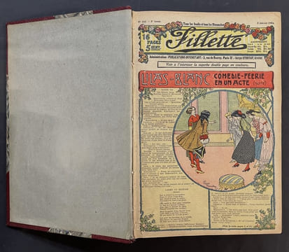 Fillette. 5e année. N° 182, 2 janvier 1913 - N° 259, 18 septembre 1913 [77 numéros]. Tous les Jeudis et tous les Dimanches. OFFENSTADT, Georges
