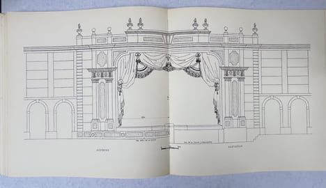Décor de Don Juan. Essai de Pierre Jean Jouve avec illustration par les décors et costumes de A. M. Cassandre pour le Don Giovanni de Mozart. JOUVE, ...