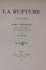 La Rupture. Conte en vers. Illustré de grandes compositions formant encadrement de chaque page par A. Robida. Christophle (Albert) - Robida (Albert) 