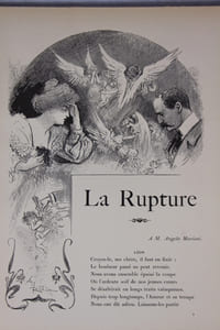 La Rupture. Conte en vers. Illustré de grandes compositions formant encadrement de chaque page par A. Robida
