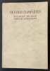 Oeuvres complètes. Les Chants de Maldoror, correspondance d’ Isidore Ducasse, comte de Lautréamont . Présentation, étude de notes, commentaires par ...