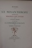 Le Misanthrope. Précédé d'un Dialogue aux enfers, par Anatole France, et suivi de la Conversion d'Alceste, par Georges Courteline. [Décoré de 26 ...