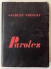 Paroles, édition revue et augmentée . PRéVERT, Jacques
