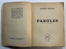 Paroles, édition revue et augmentée . PRéVERT, Jacques