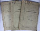 Commission mixte d'études sur la dynamite extraits des procès-verbaux. [3 volumes sur 4, incomplet]. Ministère de la guerre