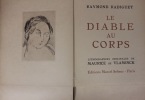 Le Diable au corps. Lithographies originales de Maurice de Vlaminck.. Radiguet (Raymond) - Vlaminck (Maurice) 