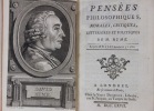 Pensées philosophiques, morales, critiques, littéraires et politiques. HUME (David)
