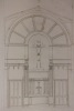 Principes et modèles de dessin linéaire et recueil de dessins au trait. THIOLLET, François 