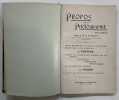 Propos sur la photographie - L’Arc-en-ciel, revue mensuelle illustrée du monde photographique, 11e année, ùmai 1907 [2 titres en 1 volume]. Préface de ...