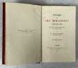 études sur les moralistes français suivies de quelques réflexions sur divers sujets. 2e édition. PRéVOST-PARADOL, Lucien-Anatole