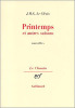 Printemps et autres saisons. Le Clézio J.M.G