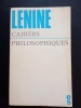 Cahiers philosophiques. LENINE